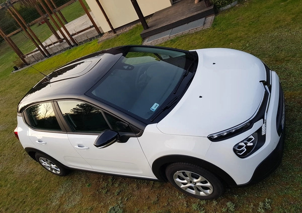 Citroen C3 cena 50450 przebieg: 23000, rok produkcji 2021 z Bydgoszcz małe 704
